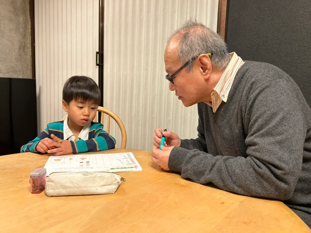 家庭教師の授業の様子